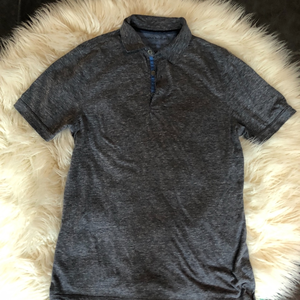 Banana Republic Gray Polo Size M